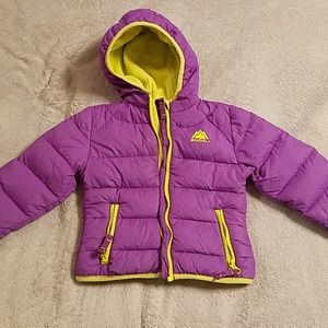 Girls puffy snow coat
